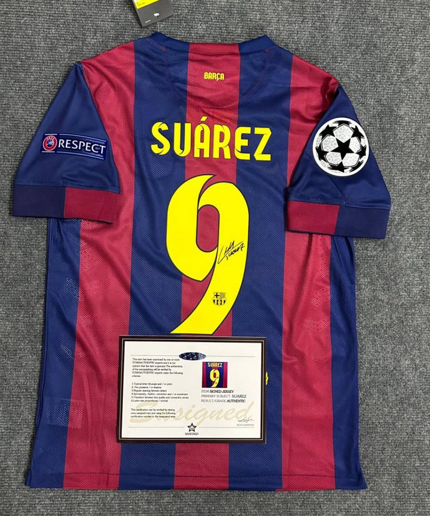 FC Barcelona "Suarez" Signed Shirt