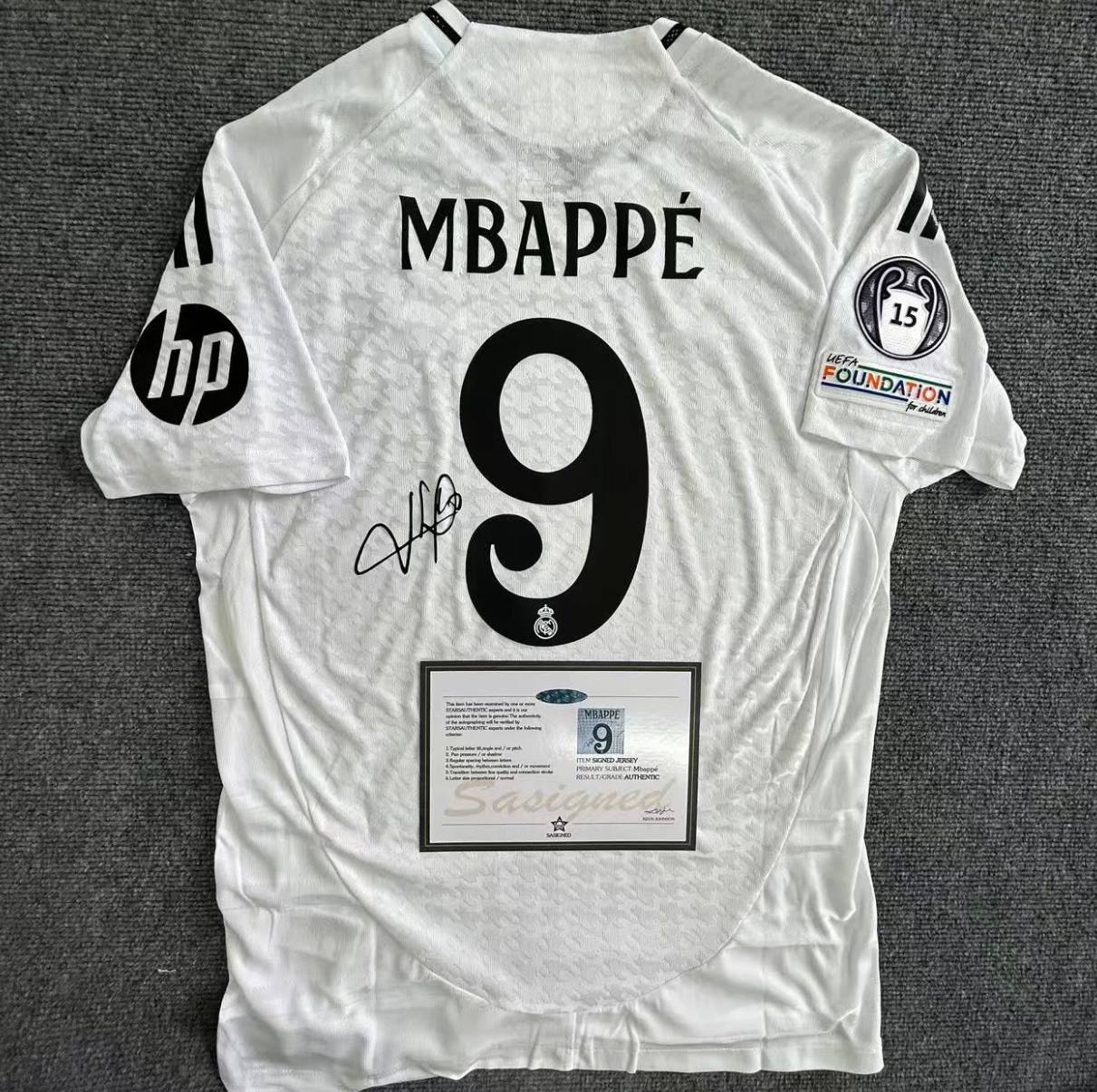 Real Madrid "Mbappe" Signed Shirt