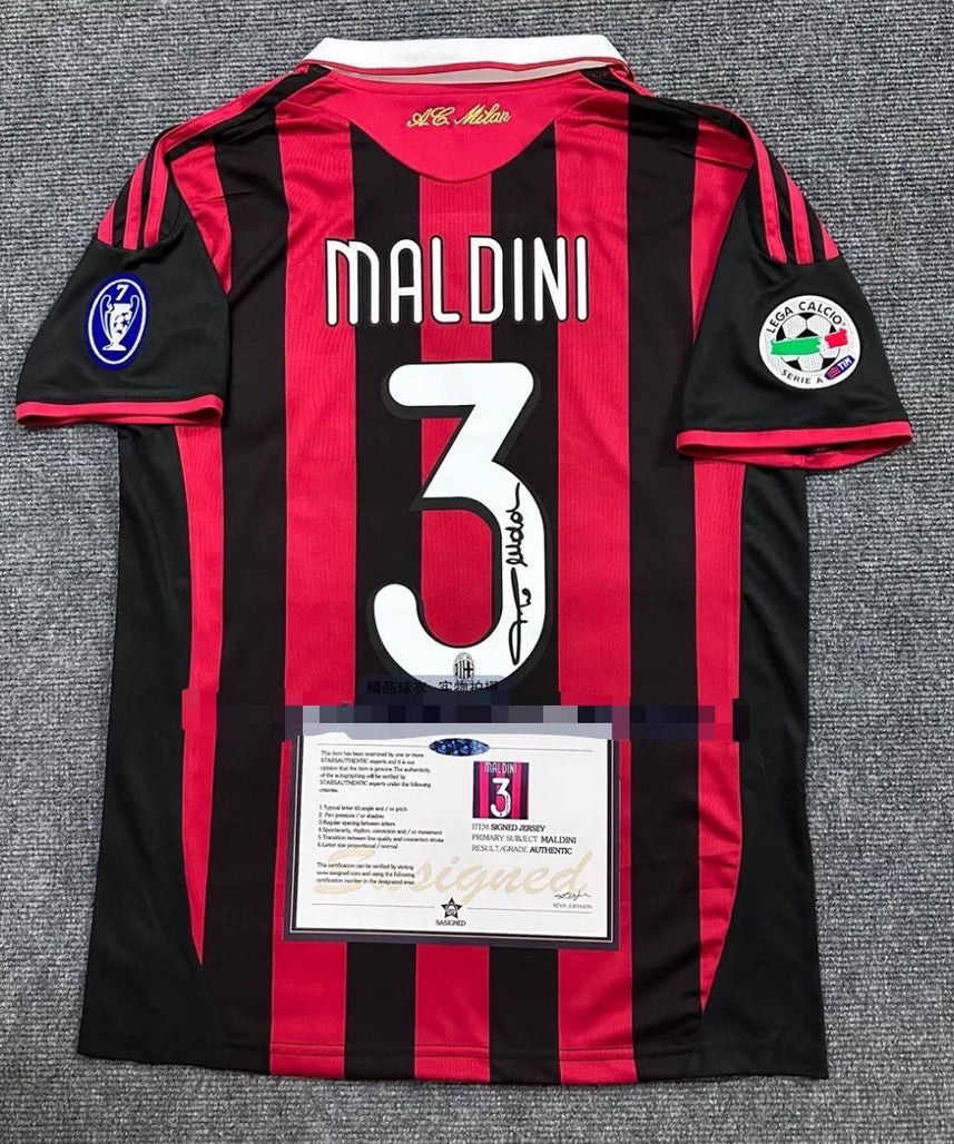 AC Milan "Maldini" Signed Shirt